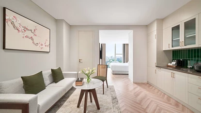 Luxurious 1-bedroom studio with swimming pool in Cau Giay