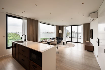 Modern 2-bedroom apartment with lake view in Tay Ho 