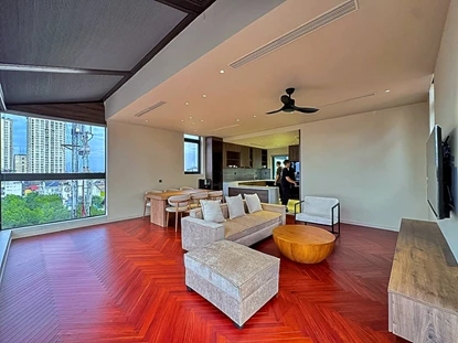 Fully furnished 3 bedroom apartment with dedicated gym in Tay Ho