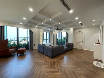 Wonderful duplex 4 bedrooms apartment for rent in the heart of Long Bien, Hanoi 