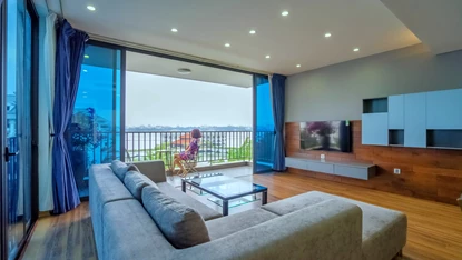 Spacious 2-bedroom Apartment with Lake View and Rooftop Pool in Tay Ho