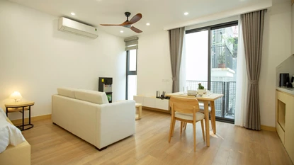 Studio Apartment with Scandinavian Design in Ba Dinh