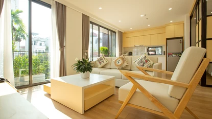 Bright & Stylish 2 Bedroom Apartment with Balcony in Ba Dinh