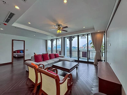 Indochine style Apartment with Lake view in Tay Ho 