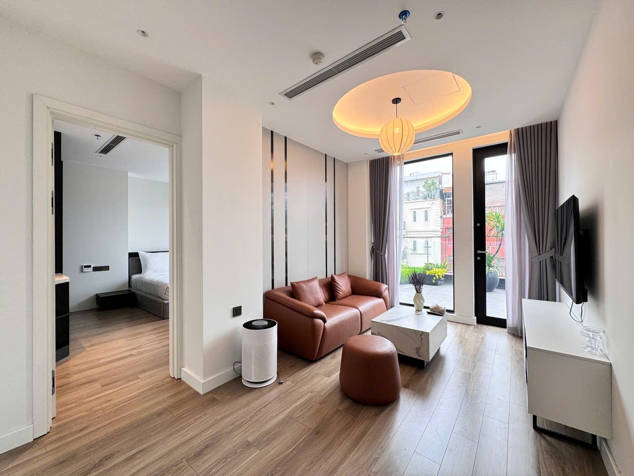 Modern Minimalist 2-Bedroom Apartment with Soft Contemporary Touches near Old Quarter