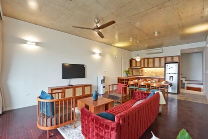 Stylish Industrial 2-bedroom Apartment with Lake View in Tay Ho
