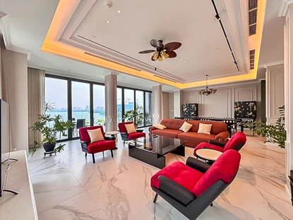 Modern Luxury Interior 3-bedroom Duplex with Lake View in Tay Ho
