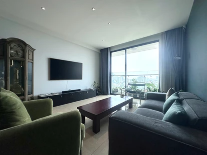 Minimalistic 3-bedroom Apartment with City View in Bac Tu Liem, Hanoi