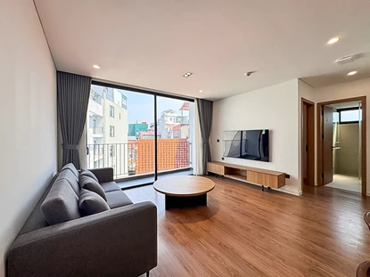 New 2-bedroom Apartment with Oak Design in Tay Ho, Hanoi