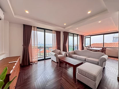 Spacious 2-bedroom Apartment with Massive Balcony in Tay Ho