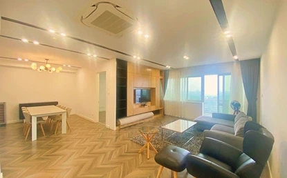 Renovated 3-bedroom apartment with modern furnishings in E4 Building Ciputra, Hanoi