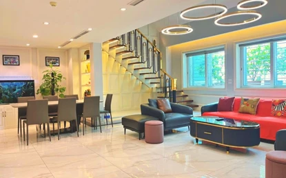 Newly renovated and spacious 4-Bedroom Duplex for Rent in E4 Ciputra