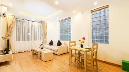 Cozy 01-Bedroom apartment for rent on Kim Ma Thuong St., Ba Dinh