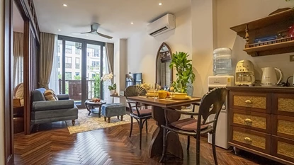 Well-Decorated 1-Bedroom Apartment for Rent in Hoan Kiem district, Hanoi