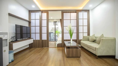 Nice and spacious 1 bedroom apartment for rent in Kim Ma , Ba Dinh
