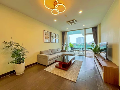Spacious 3-bedroom apartment, lake view, large balcony on Quang An street, Tay Ho