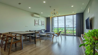 Beautiful and modern 2 bedroom apartment for rent on Trinh Cong Son street, Tay Ho