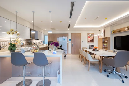 Huge terrace 1 bedroom apartment with city view in Hoan Kiem Dst, Hanoi