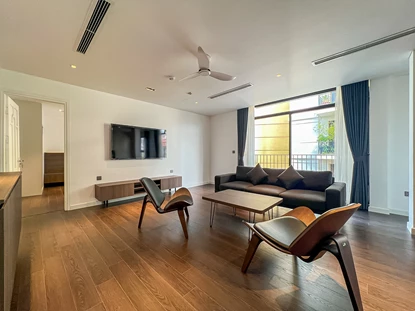 Modern furniture and spacious 2-bedroom apartment for rent in Truc Bach Area, Ba Dinh Dst, Hanoi