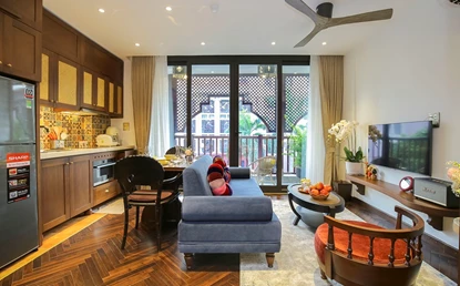 Brand-new 1 bedroom apartment for rent on Ton That Thiep street, Hanoi