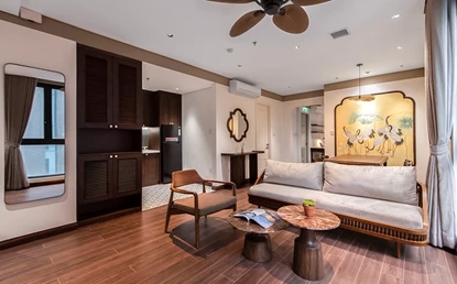 Beautiful 1 bedroom apartment for rent near Hoan Kiem lake in Hoan Kiem, Hanoi