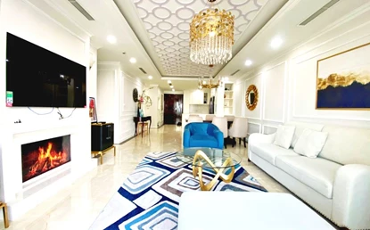 Luxurious Three Bedroom Apartment with West Lake View for Rent in D'. Le Roi Soleil, 59 Xuan Dieu