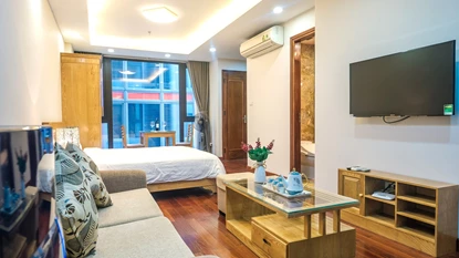 Cozy Studio Apartment for Rent in Kim Ma, Ba Dinh