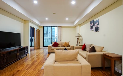 Bright 2 bed-room apartment for rent with full service in Pacific Place, Hoan Kiem Dst, Hanoi