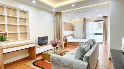 Japanese-Style 2-Bedroom Apartment for Rent on Dao Tan, Ba Dinh