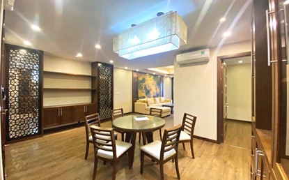 03-bedroom Apartment with Wood Furnishings in P Building Ciputra Hà Nội
