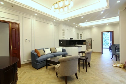 Bright and pretty 2 bedroom for rent in Lang Yen Phu, Tay Ho, nearby Hanoi Club