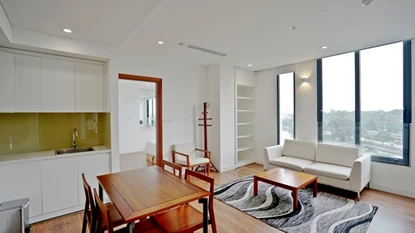 Lake View Two Bedroom Apartment for Rent in Ho Ba Mau, Near Thong Nhat Park, Hanoi