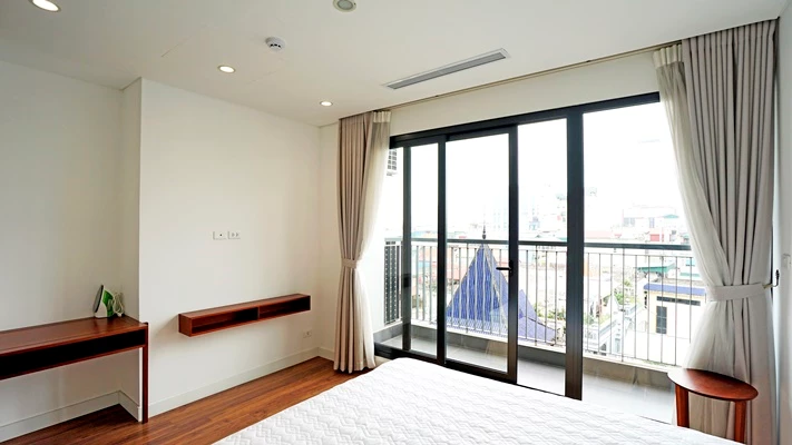 Charming Two Bedroom Apartment with Lake Views for Rent in Ho Ba Mau, Hanoi
