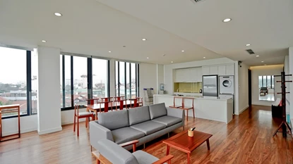 Charming Two Bedroom Apartment with Lake Views for Rent in Ho Ba Mau, Hanoi