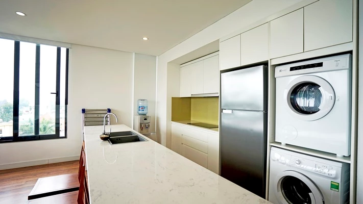 Charming Two Bedroom Apartment with Lake Views for Rent in Ho Ba Mau, Hanoi