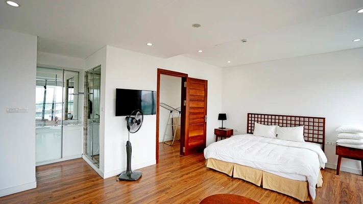 Charming Two Bedroom Apartment with Lake Views for Rent in Ho Ba Mau, Hanoi