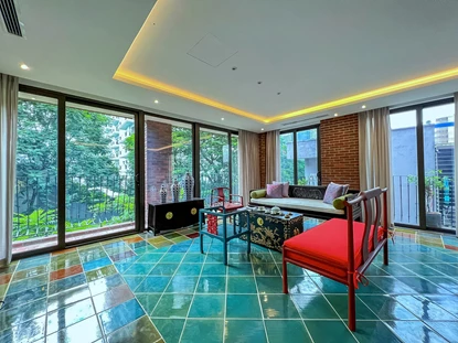 New 4-bedroom apartment for rent, unique designed on Dang Thai Mai street