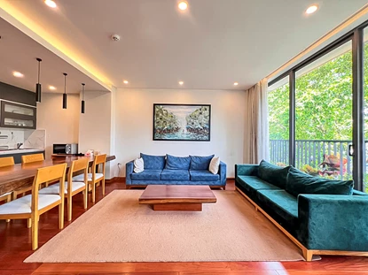 Spacious and cozy 2 bedroom apartment with swimming pool for rent in Dang Thai Mai, Tay Ho