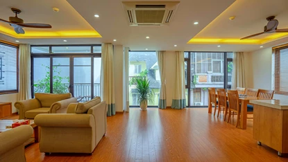 Spacious & charming 3 bedroom apartment for rent in Dang Thai Mai, Tay Ho