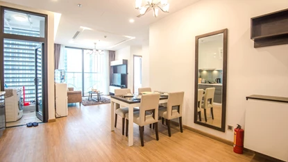  Modern Two Bedroom Apartment for Rent in Vinhomes Metropolis, Lieu Giai, Ba Dinh
