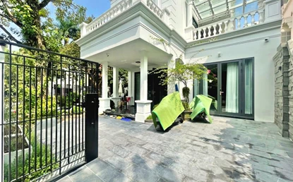 Beautiful Garden Villa with Fish Pond – Perfect Family Retreat at T block in Ciputra, Hanoi!