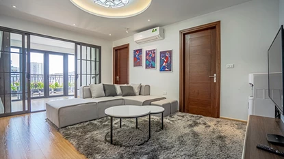 Penthouse 02 bedroom apartment for rent in Hai Ba Trung district, near Vincom Center