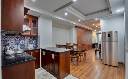 Cozy 2 bedroom apartment with lake view for rent in Truc Bach, Ba Dinh