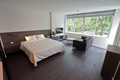 Charming Studio 401 With Balcony For Rent 124 Pho Duc Chinh, Ba Dinh