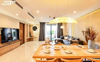 Modern furniture 3-bedroom apartment for rent in D'. Le Roi Soleil building, Tay Ho area