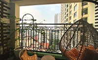 Modern furniture 3-bedroom apartment for rent in D'. Le Roi Soleil building, Tay Ho area