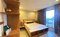 Modern furniture 3-bedroom apartment for rent in D'. Le Roi Soleil building, Tay Ho area