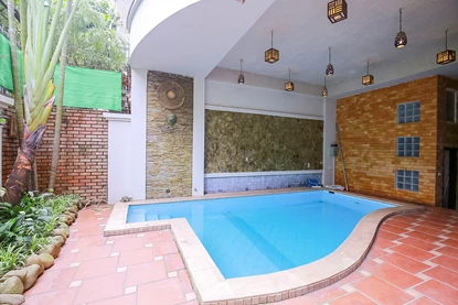 Lovely house with indoor swimming pool on To Ngoc Van street, Tay Ho