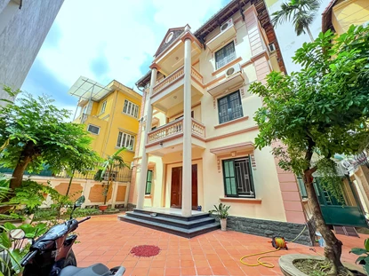 Garden villa with 4 bedrooms for rent in To Ngoc Van, Tay Ho, Hanoi