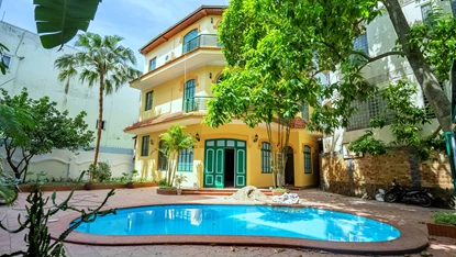 Spacious 4 bedrooms house with swimming pool for rent in central Tay To, Hanoi, Vietnam 